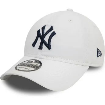 Cap zaobljena white adjustable strap 9TWENTY Core Classic New York Yankees MLB New Era