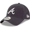 kape-zaobljena-mornarsko-plava-podesiva-traka-9twenty-core-classic-atlanta-braves-mlb-new-era