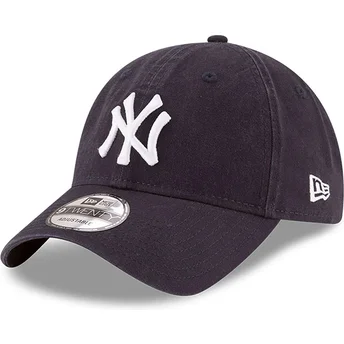 Kape zaobljena mornarsko plava podesiva traka 9TWENTY Core Classic New York Yankees MLB New Era