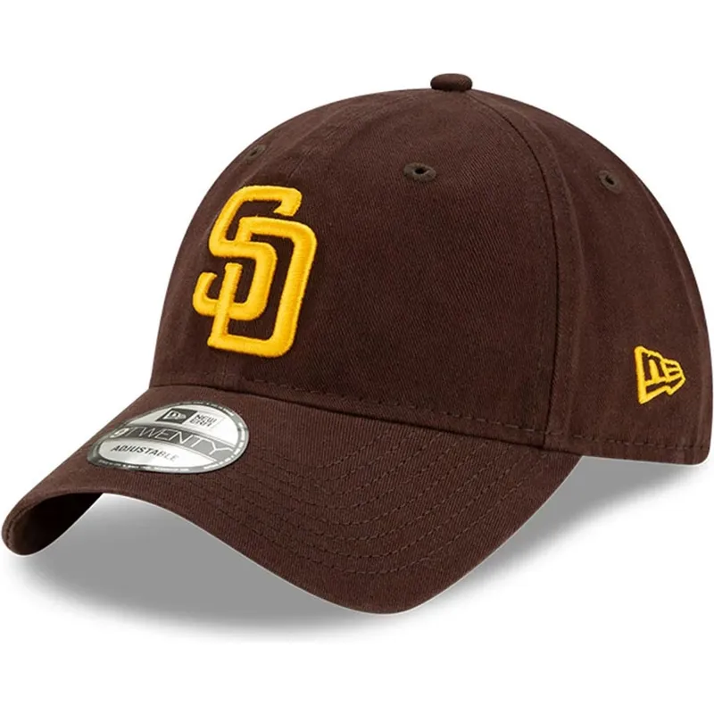 kapa-zaobljena-smeda-podesiv-9twenty-core-classic-san-diego-padres-mlb-new-era