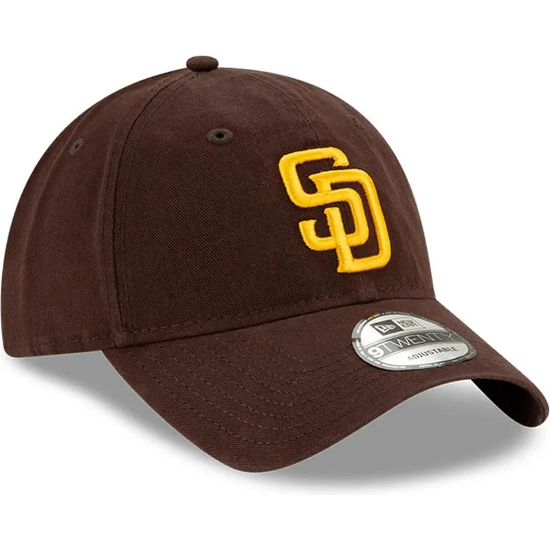 kapa-zaobljena-smeda-podesiv-9twenty-core-classic-san-diego-padres-mlb-new-era