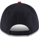 new-era-curved-brim-9forty-the-league-cleveland-guardians-mlb-navy-blue-and-red-adjustable-cap