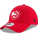 cap-zaobljena-red-adjustable-strap-9forty-the-league-atlanta-hawks-nba-new-era