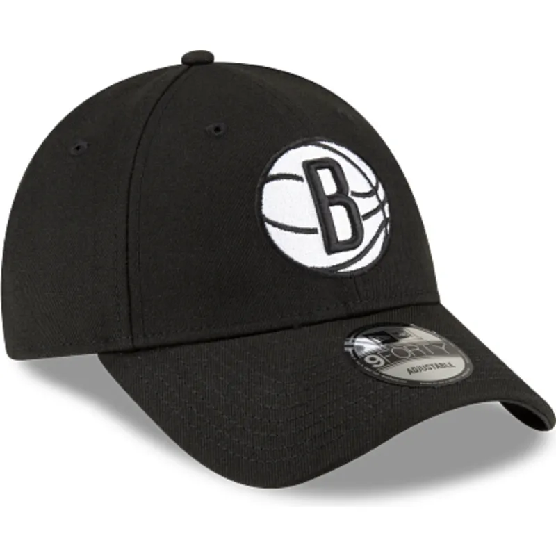 cap-zaobljena-black-adjustable-strap-9forty-the-league-brooklyn-nets-nba-new-era