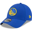 kapa-zaobljena-plava-podesiv-9forty-the-league-golden-state-warriors-nba-new-era