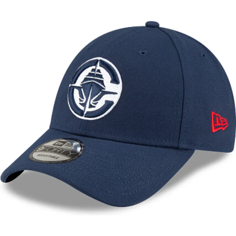 cap-zaobljena-navy-blue-adjustable-strap-9forty-the-league-los-angeles-clippers-nba-new-era