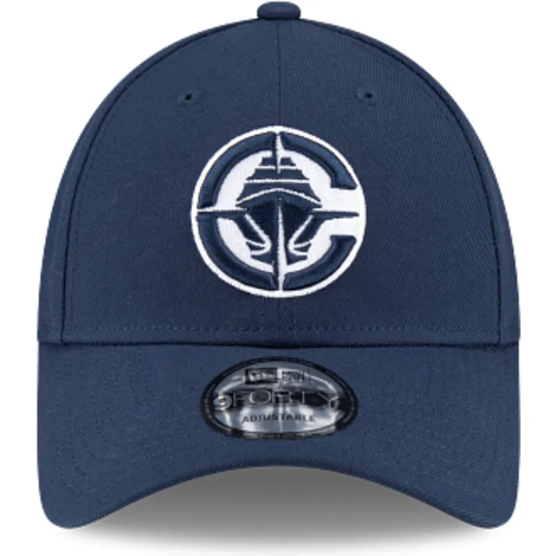 cap-zaobljena-navy-blue-adjustable-strap-9forty-the-league-los-angeles-clippers-nba-new-era