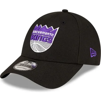 Kapa zaobljena crna podesiv 9FORTY The League Sacramento Kings NBA New Era