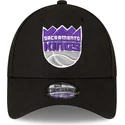 kapa-zaobljena-crna-podesiv-9forty-the-league-sacramento-kings-nba-new-era