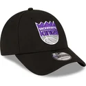 kapa-zaobljena-crna-podesiv-9forty-the-league-sacramento-kings-nba-new-era