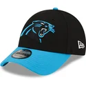 cap-zaobljena-black-adjustable-strap-9forty-the-league-carolina-panthers-nfl-new-era
