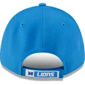 new-era-curved-brim-9forty-the-league-detroit-lions-nfl-blue-adjustable-cap