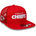 new-era-golfer-international-series-games-2024-kansas-city-chiefs-nfl-red-flat-brim-trucker-hat