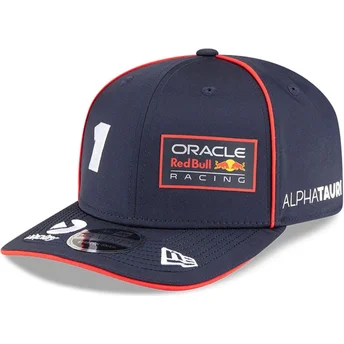 Kapa zaobljena mornarsko plava snapback 9SEVENTY Stretch Snap Red Bull Racing Formula 1 New Era