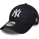 new-era-curved-brim-9forty-side-patch-new-york-yankees-mlb-navy-blue-adjustable-cap