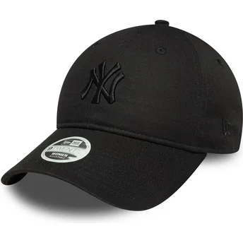 Kapa zaobljena crna podesiv 9TWENTY Bow Back New York Yankees MLB New Era