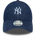 kapa-zaobljena-mornarsko-plava-podesiv-9twenty-denim-new-york-yankees-mlb-new-era