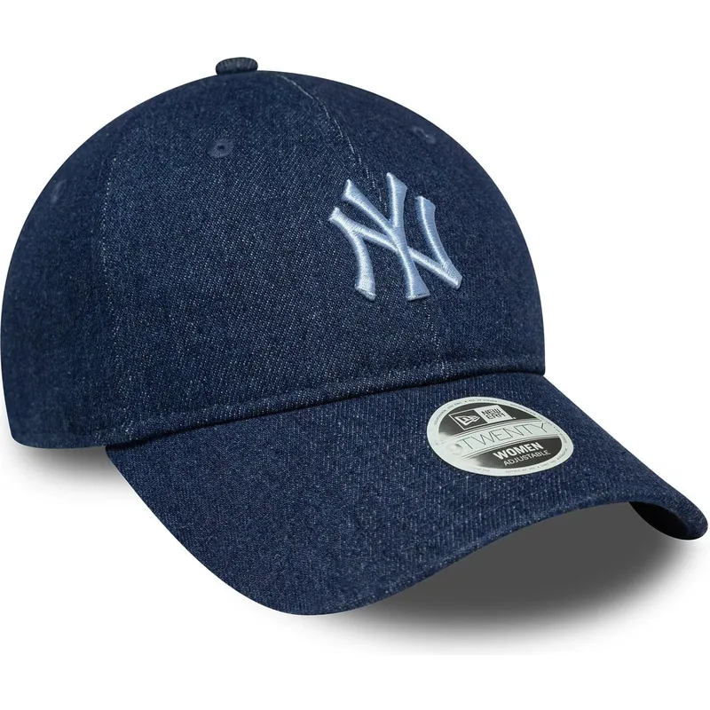 kapa-zaobljena-mornarsko-plava-podesiv-9twenty-denim-new-york-yankees-mlb-new-era