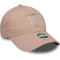 kapa-zaobljena-ruzicasta-podesiv-9twenty-dye-denim-new-york-yankees-mlb-new-era