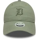 kapa-zaobljena-zelena-podesiv-9twenty-linen-detroit-tigers-mlb-new-era