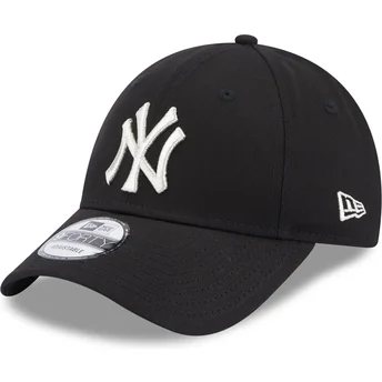 Cap zaobljena black adjustable strap 9FORTY Metallic New York Yankees MLB New Era