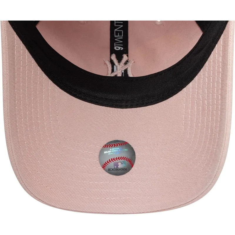 kapa-zaobljena-ruzicasta-podesiv-9twenty-mini-washed-new-york-yankees-mlb-new-era