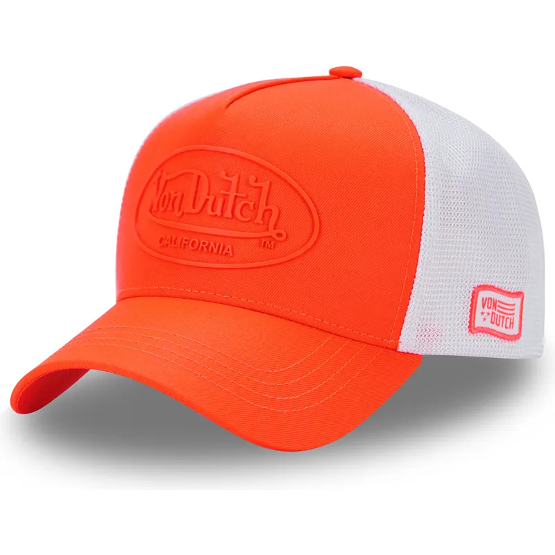kapa-zaobljena-narancasta-snapback-fluo04-von-dutch