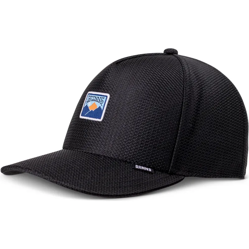 kapa-zaobljena-crna-snapback-mountain-hft-perfo-djinns