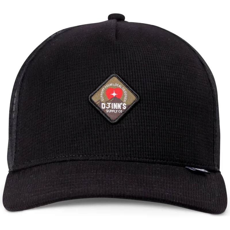 kapa-zaobljena-crna-snapback-mountain-hft-waffle-djinns