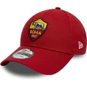 cap-zaobljena-red-adjustable-strap-9forty-core-associazione-sportiva-roma-serie-a-new-era