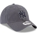 kapa-zaobljena-siva-podesiva-traka-9twenty-core-classics-new-york-yankees-mlb-new-era