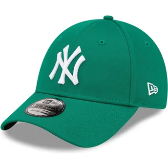Cap zaobljena green adjustable strap 9FORTY League Essential New York Yankees MLB New Era
