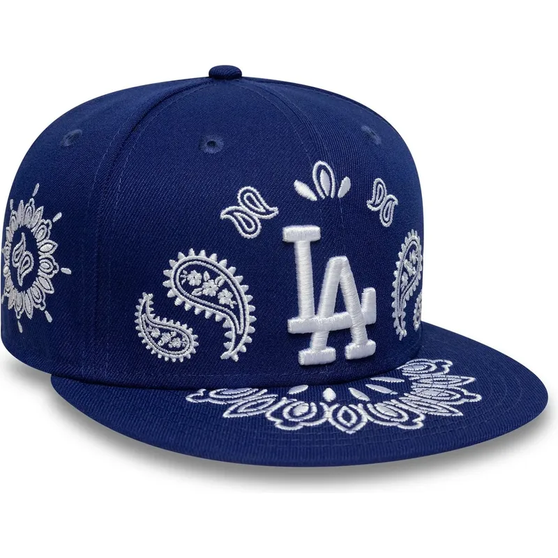kapa-ravna-plava-prilagodena-59fifty-paisley-los-angeles-dodgers-mlb-new-era