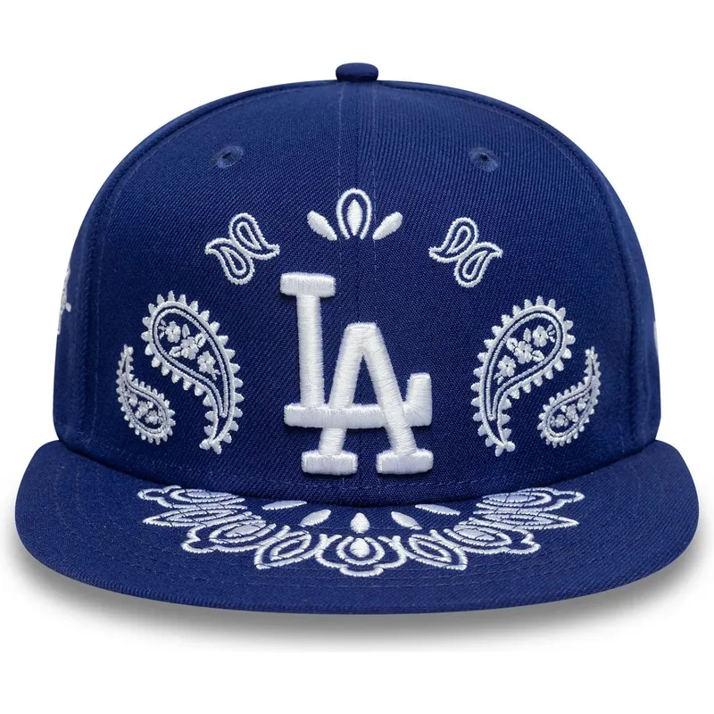 kapa-ravna-plava-prilagodena-59fifty-paisley-los-angeles-dodgers-mlb-new-era