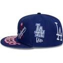 new-era-flat-brim-59fifty-all-over-los-angeles-dodgers-mlb-blue-fitted-cap