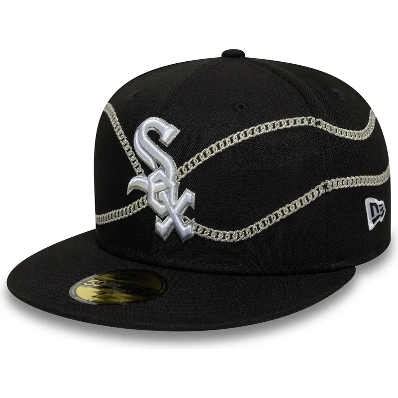 kapa-ravna-crna-prilagodena-59fifty-chain-wrap-chicago-white-sox-mlb-new-era