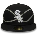 kapa-ravna-crna-prilagodena-59fifty-chain-wrap-chicago-white-sox-mlb-new-era