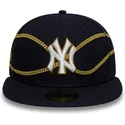 kapa-ravna-mornarsko-plava-prilagodena-59fifty-chain-wrap-new-york-yankees-mlb-new-era