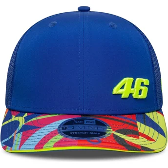Cap zaobljena blue snapback 9SEVENTY Stretch Snap Lifestyle Valentino Rossi VR46 MotoGP New Era