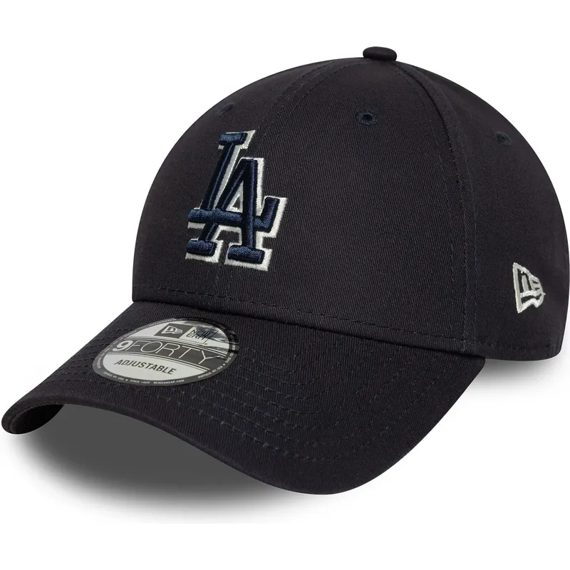 kapa-zaobljena-mornarsko-plava-podesiv-9forty-team-outline-los-angeles-dodgers-mlb-new-era