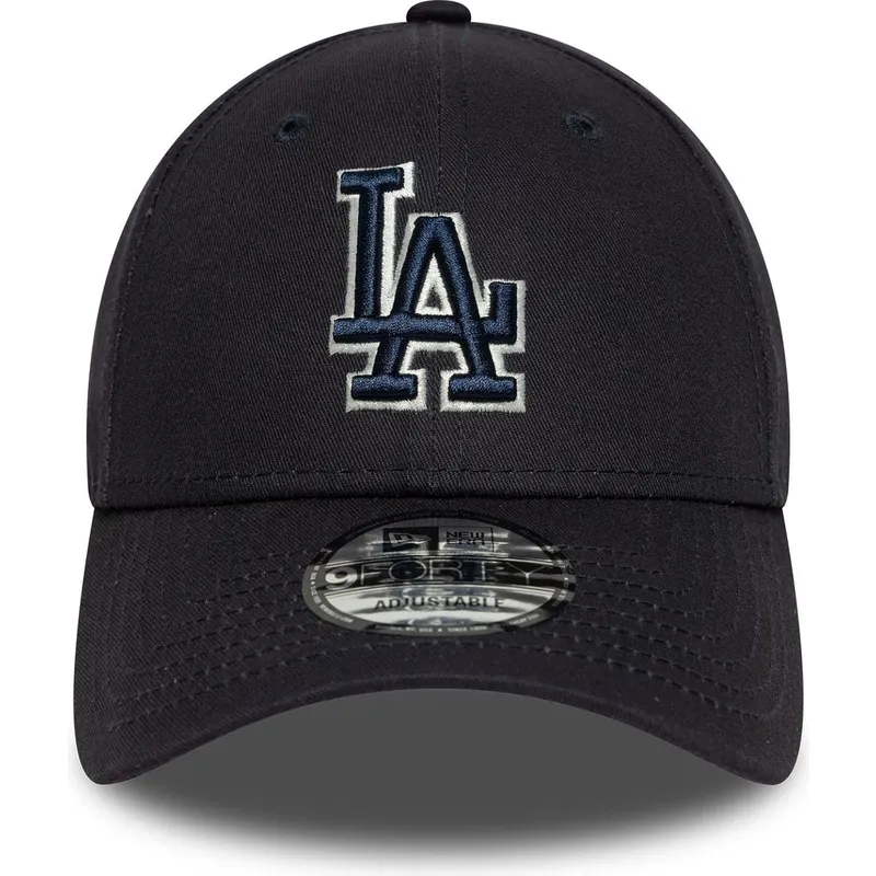 kapa-zaobljena-mornarsko-plava-podesiv-9forty-team-outline-los-angeles-dodgers-mlb-new-era