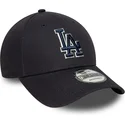kapa-zaobljena-mornarsko-plava-podesiv-9forty-team-outline-los-angeles-dodgers-mlb-new-era