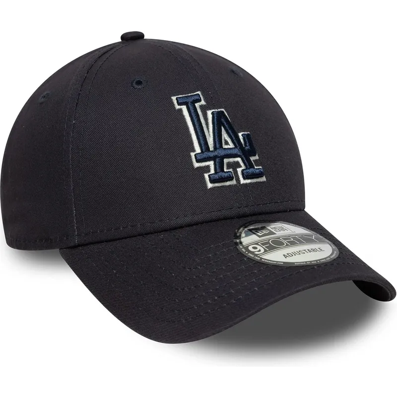 kapa-zaobljena-mornarsko-plava-podesiv-9forty-team-outline-los-angeles-dodgers-mlb-new-era