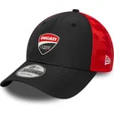 kapa-zaobljena-crna-podesiv-9forty-ducati-motor-motogp-new-era