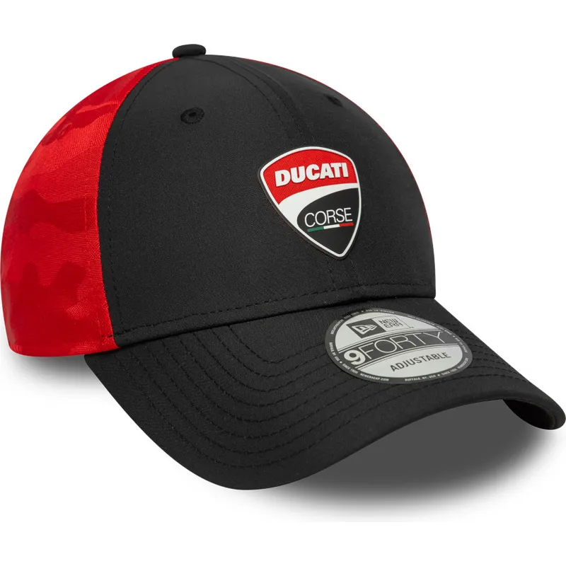 kapa-zaobljena-crna-podesiv-9forty-ducati-motor-motogp-new-era