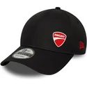 kapa-zaobljena-crna-podesiv-9forty-flawless-ducati-motor-motogp-new-era
