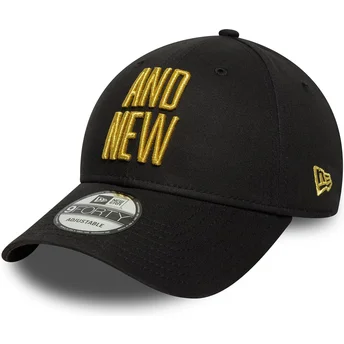 Cap zaobljena black adjustable strap 9FORTY Metallic Champ UFC Ultimate Fighting Championship New Era