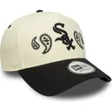 kapa-zaobljena-bez-snapback-a-frame-paisley-chicago-white-sox-mlb-new-era