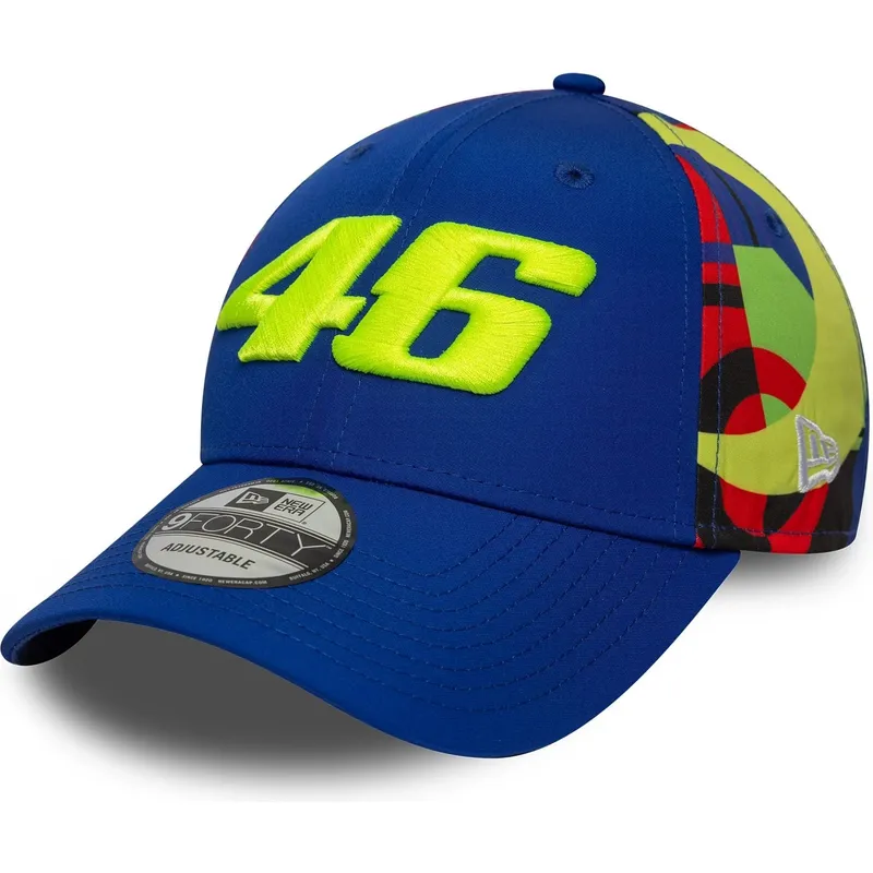 kapa-zaobljena-plava-snapback-9forty-fanwear-valentino-rossi-vr46-motogp-new-era