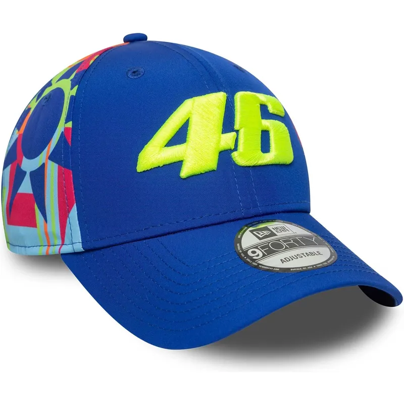 kapa-zaobljena-plava-snapback-9forty-fanwear-valentino-rossi-vr46-motogp-new-era
